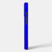 Kool Patroonontwerp op blauwe achtergrond Case-Mate iPhone Case (Achterkant / Links)