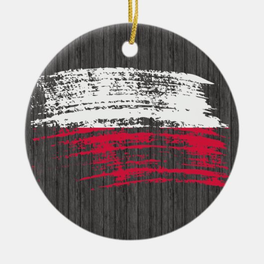 Kool Pools vlagontwerp Keramisch Ornament (Voorkant)