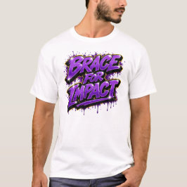 Kool Purper “Brace for Impact” Graffiti T-shirt