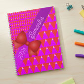 Kool Purper Oranje Moderne Geometrische Planner