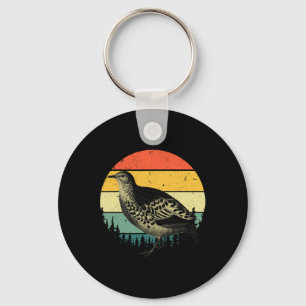 Kool Quail Art Mannen Vrouwen Vogeljacht Quail Upl Sleutelhanger
