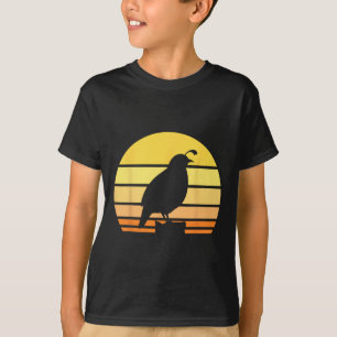 Kool Quail Art Mannen Vrouwen Vogeljacht Quail Upl T-shirt