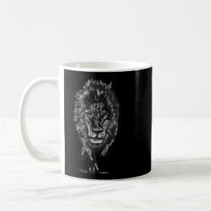 Kool Realistic Lion Roaring Roar Design King of Ki Koffiemok
