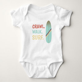 Kool Retro  blauw surfplank Surf Romper
