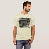 Kool Retro Distress Boombox T-shirt (Voorkant volledig)