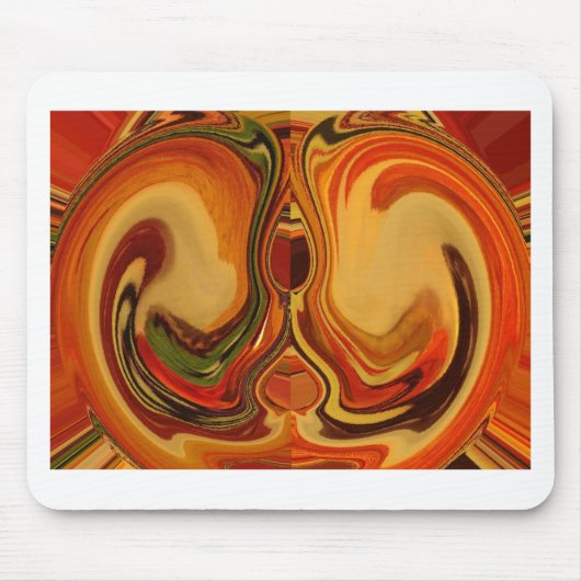 Kool Retro  Hakuna Matata Herfst Rasterkleur Muismat (Voorkant)