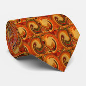 Kool Retro  Hakuna Matata Herfst Rasterkleur Stropdas (Opgerold)