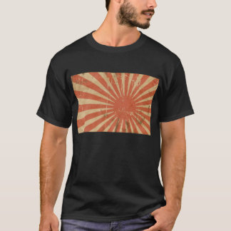 Kool Retro Japanse vlag Geweldige rijszon T-shirt