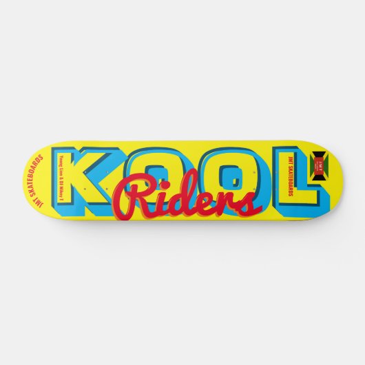 KOOL RIDERS JMT 7 3/4" Skateboard Deck (Horizontaal)