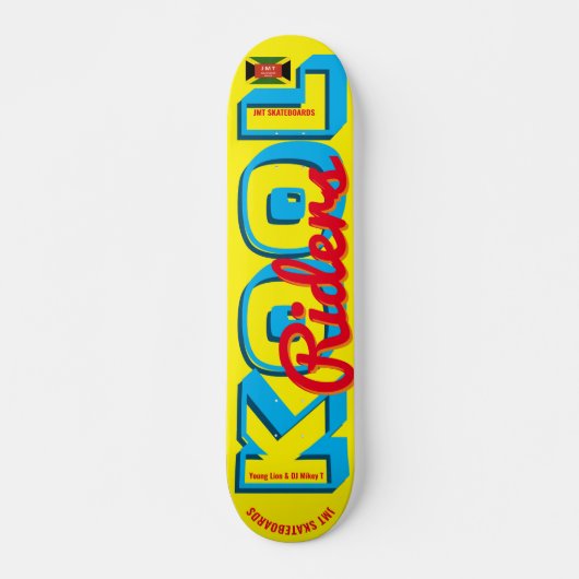 KOOL RIDERS   JMT 7 3/4" Skateboard Dek (Voorkant)