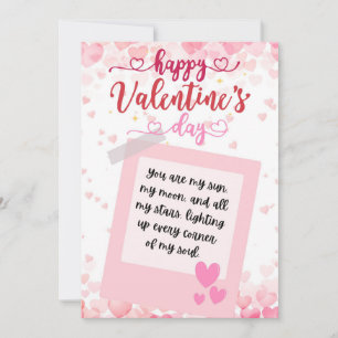 Kool romantisch Valentijnsdag kaart