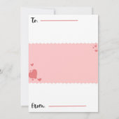 Kool romantisch Valentijnsdag kaart (Achterkant)