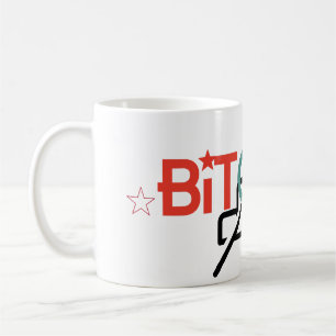 "Kool Rood Groen Bitcoin Stiermarkt Design" Koffiemok