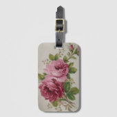  Kool Roos Elegantie Bagagelabel (Voorkant (verticaal))