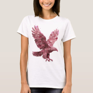 Kool Roze ROZE ADelaar Modern ontwerp T-shirt