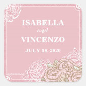  kool Rozen Stickers (Voorkant)