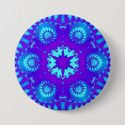 KOOL! ~ Shades van Paars en Blue ~ Button (Voorkant)