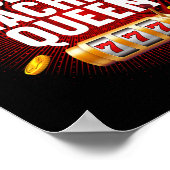 Kool Slot Machine Queen Art for Women Girls Casino Poster (Hoek)