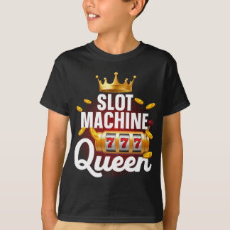 Kool Slot Machine Queen Art for Women Girls Casino T-shirt
