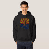 Kool  State of Arizona Flag Outline Hoodie (Voorkant volledig)