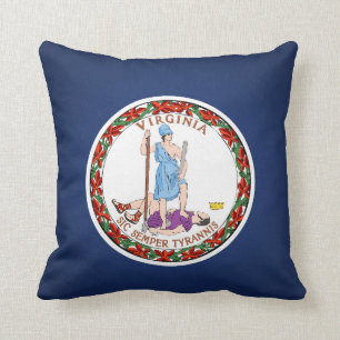 Kool State of Virginia Flag Kussen