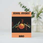 Kool Story Bro Basketball Sport Fanaticakaarten Briefkaart (Staand voorkant)
