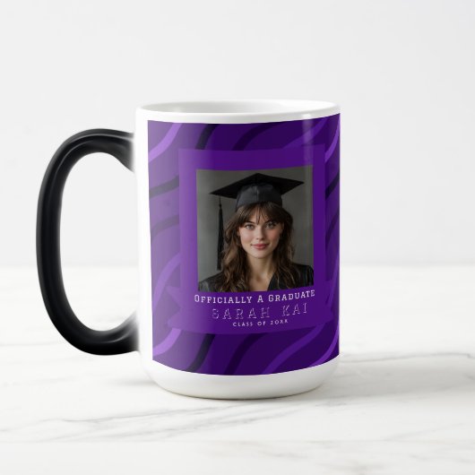 Kool Streep Print Universiteit Afstuderen Magische Mok (Links)