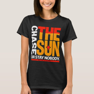 Kool Streetwear Chase The Sun Sunset voor vrouwen T-shirt