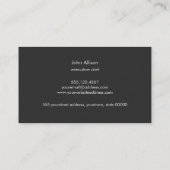 Kool Subway Tile Personal Chef and Catering 2 Visitekaartje (Achterkant)