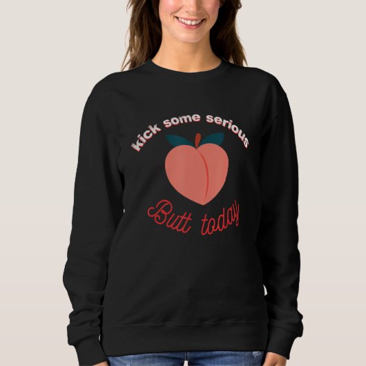 Kool Summer Fruit Retro Just Peachy and Keep it Pe Trui (Voorkant)