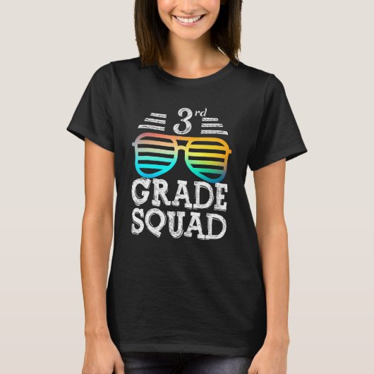 Kool team van het 3de-klas-team terug naar school t-shirt (Voorkant)