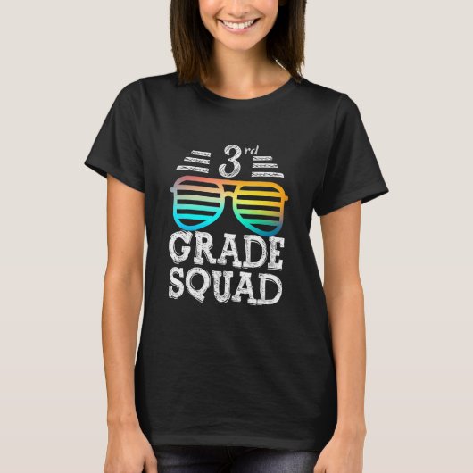 Kool team van het 3de-klas-team terug naar school t-shirt (Voorkant)