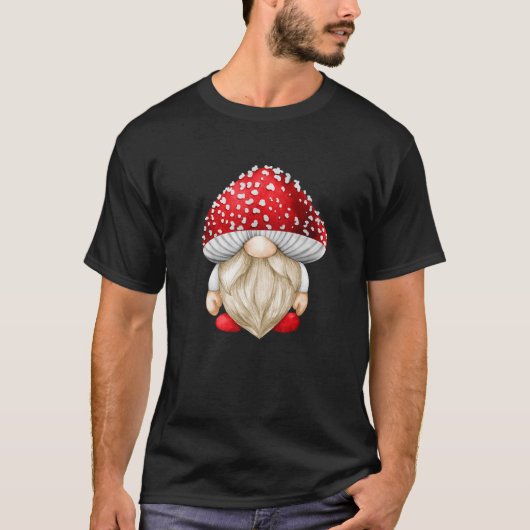 Kool Toadstool papa voor paddenstoeltjes met grapp T-shirt (Voorkant)