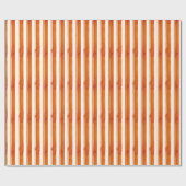 Kool Tomaat Rood Aquarel Strepen Cadeaupapier (Vlak)