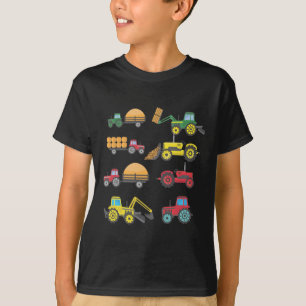 Kool tractor Tekening Boerderij Lover Agriculture  T-shirt