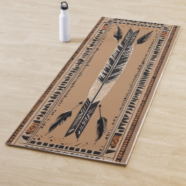 Kool Tribale Veer- en Pijl-Centraal Patroon Yoga  Yogamat