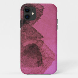 Kool, unieke moderne roze tekenkunst Case-Mate iPhone case
