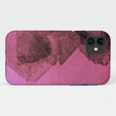 Kool, unieke moderne roze tekenkunst Case-Mate iPhone case (Achterkant (horizontaal))
