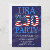 Kool USA 250ste Feest 4 juli 2026 Modern Kaart (Voorkant)