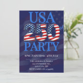 Kool USA 250ste Feest 4 juli 2026 Modern Kaart (Staand voorkant)