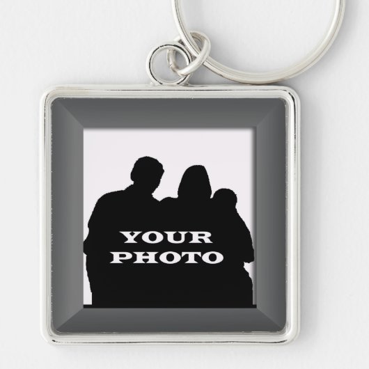 Kool Uw Premium-Sleutelhanger voor foto-Lijst Sleutelhanger (Voorkant)