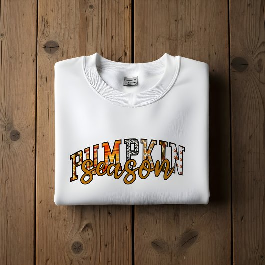Kool Varsity Stijl Pompoenseizoen Herfstkleuren Trui