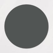 Kool (vaste kleur) labels (Design 1)