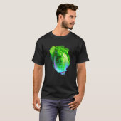 Kool veganistisch vegetarisch t-shirt (Voorkant volledig)