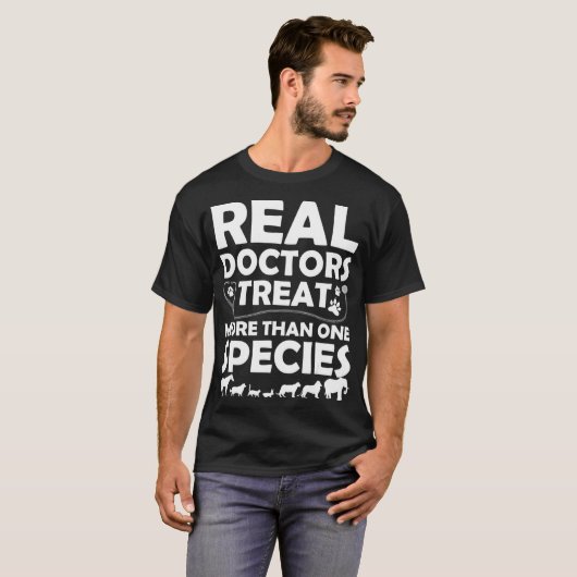 Kool Veterinarian Design for Men Veterinary T-shirt (Voorkant volledig)