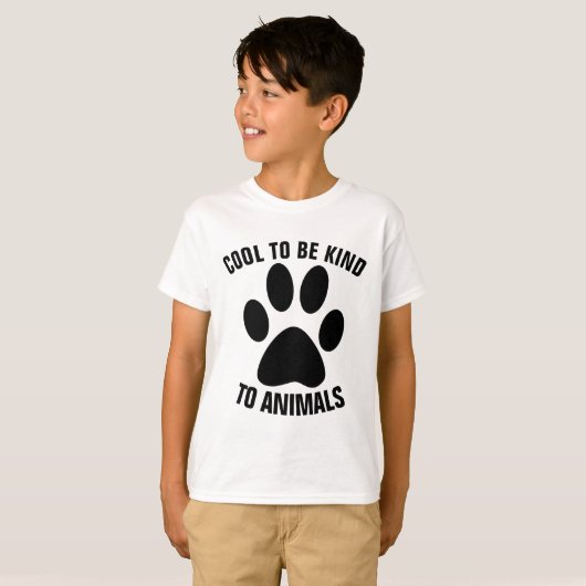 KOOL VOOR DIEREN Kinder T-shirts (Voorkant volledig)