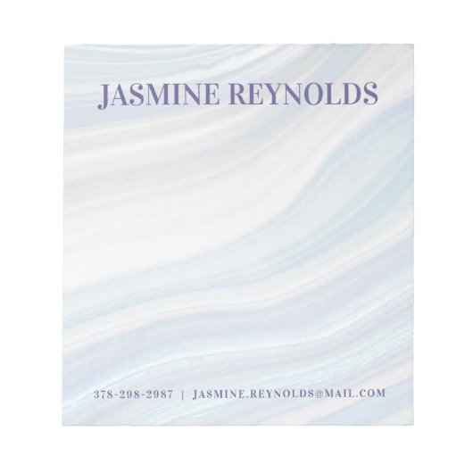 Kool voor marmer Geode-laptop Notitieblok (Voorkant)