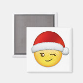***KOOL WINKING SANTA** MAGNET VOOR HEM OF HAAR (Voorkant / Achterkant)