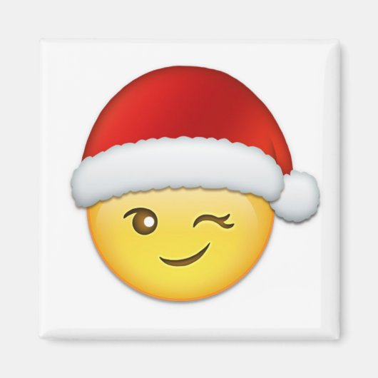 ***KOOL WINKING SANTA** MAGNET VOOR HEM OF HAAR (Voorkant)