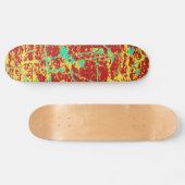 Kool Worn Wall patroon Persoonlijk Skateboard (Horizontaal)